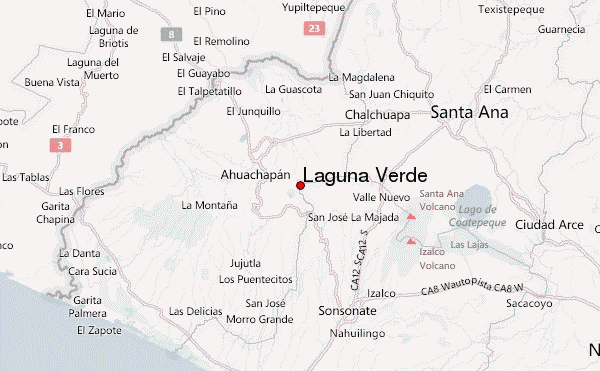 Laguna Verde Location Map