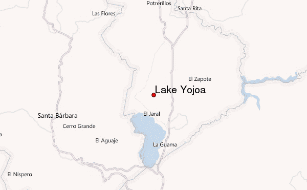 Lake Yojoa Location Map