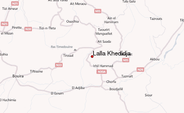 Lalla Khedidja Location Map
