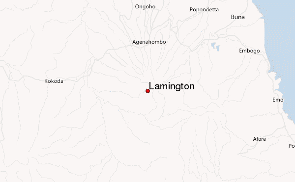 Lamington Location Map