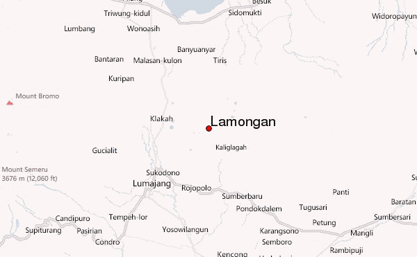 Lamongan Location Map
