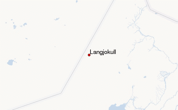 Langjokull Location Map