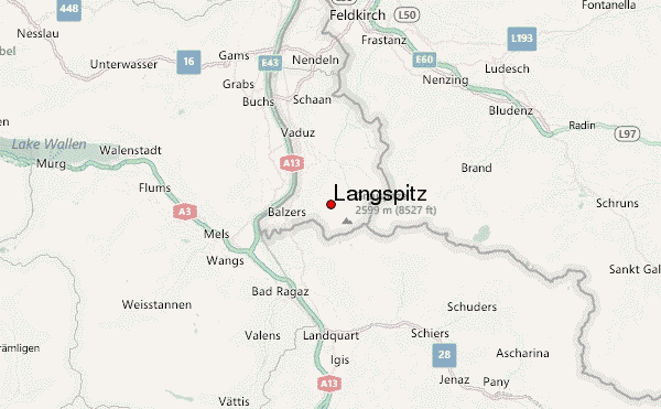 Langspitz Location Map