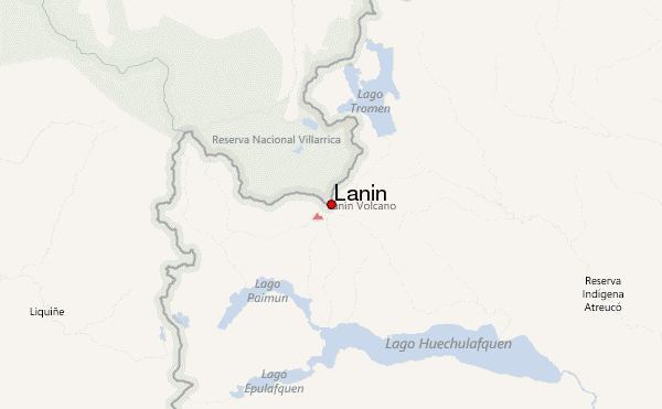 Lanín Location Map