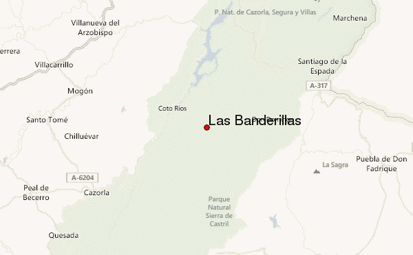 Las Banderillas Location Map
