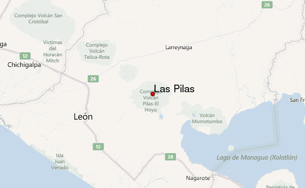 Las Pilas Location Map