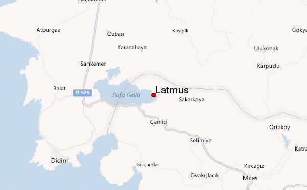 Latmus Location Map