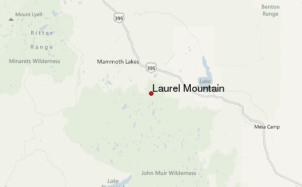 Laurel Mountain Location Map