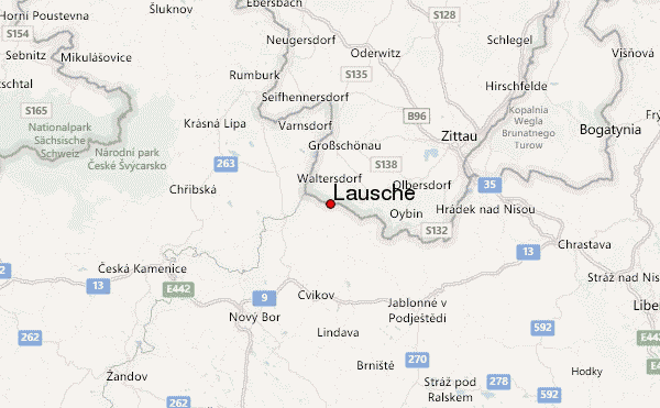 Lausche Location Map
