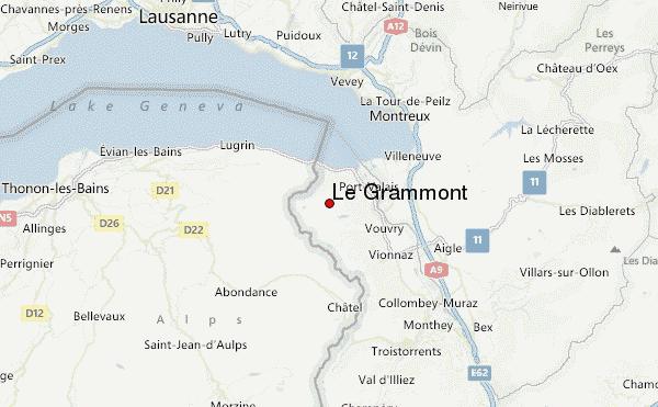Le Grammont Location Map