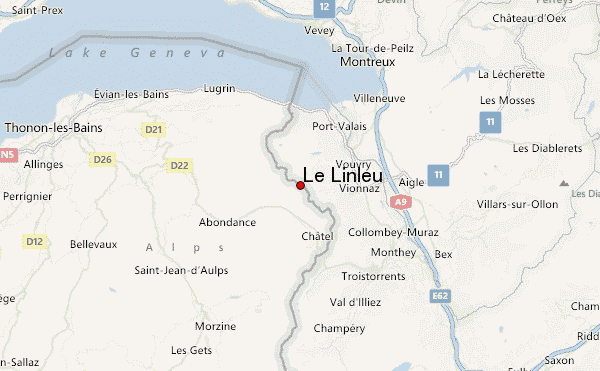 Le Linleu Location Map