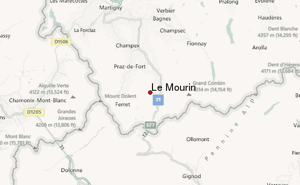 Le Mourin Location Map