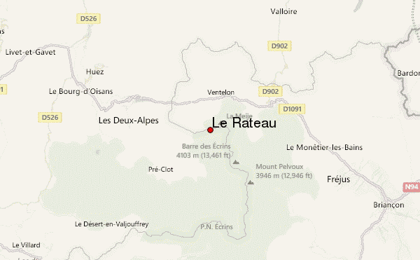 Le Râteau Location Map
