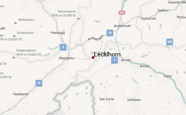 Leckihorn Location Map