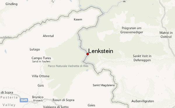 Lenkstein Location Map