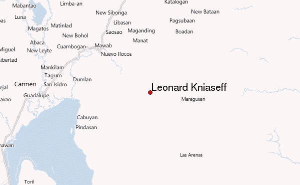 Leonard Kniaseff Location Map