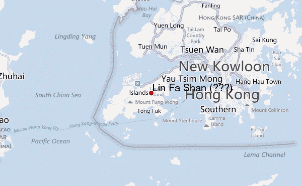Lin Fa Shan (蓮花山) Location Map