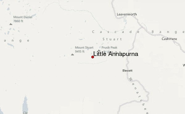 Little Annapurna Location Map