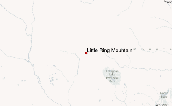 Little Ring Mountain Location Map