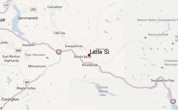 Little Si Location Map
