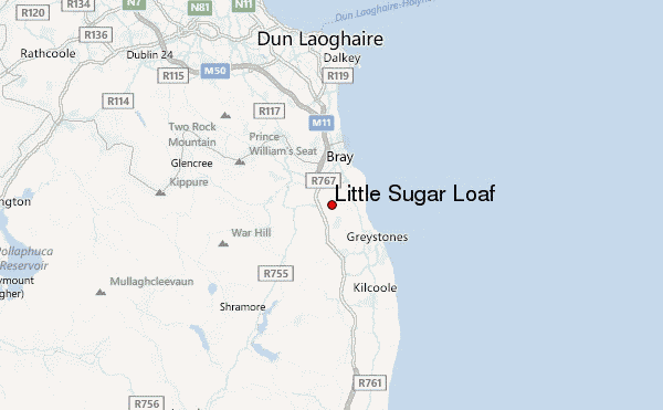Little Sugar Loaf Location Map