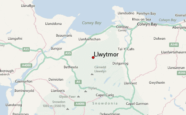Llwytmor Location Map
