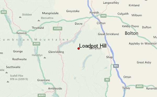 Loadpot Hill Location Map
