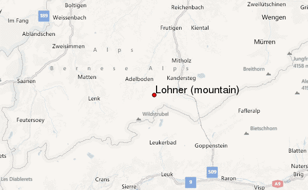 Lohner (mountain) Location Map