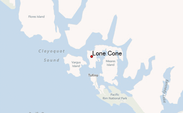 Lone Cone Location Map