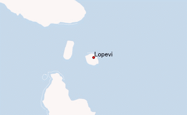 Lopevi Location Map