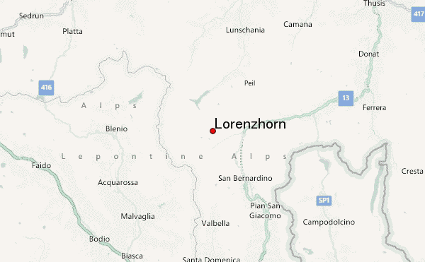 Lorenzhorn Location Map