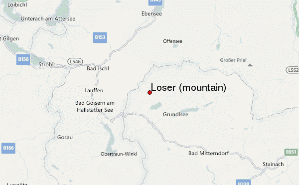 Loser (mountain) Location Map