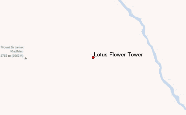 Lotus Flower Tower Location Map
