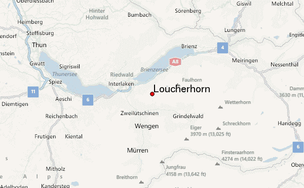 Loucherhorn Location Map