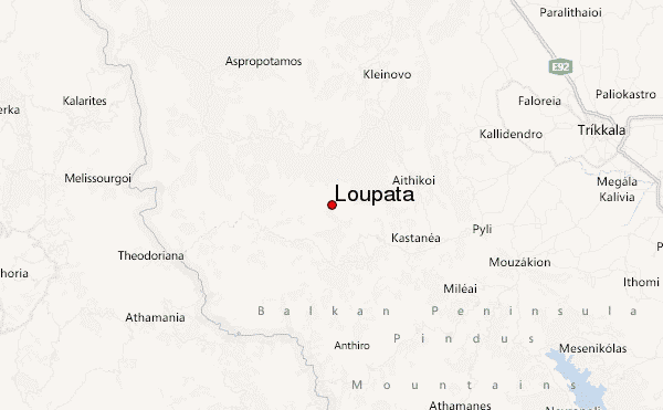 Loupata Location Map
