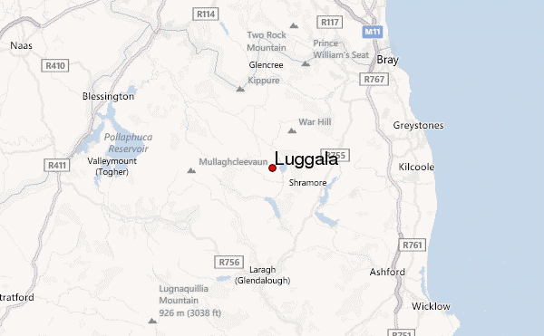 Luggala Location Map