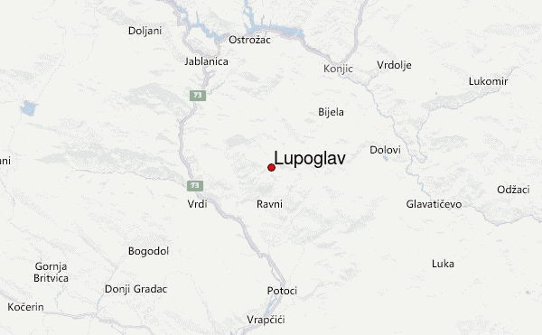 Lupoglav Location Map