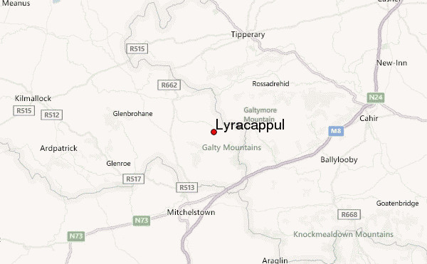 Lyracappul Location Map