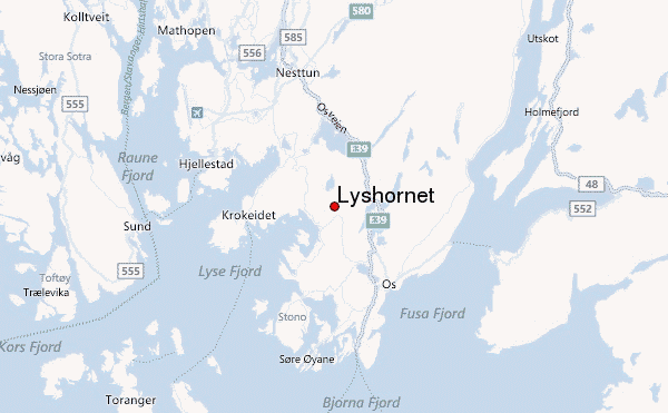 Lyshornet Location Map