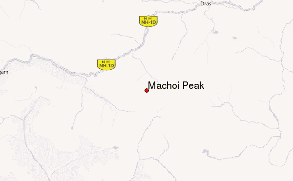 Machoi Peak Location Map