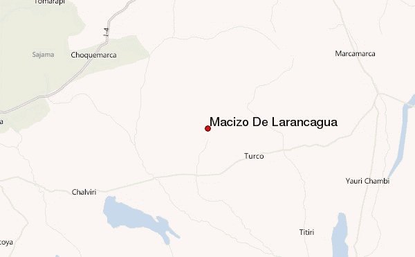 Macizo De Larancagua Location Map