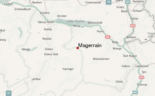 Magerrain Location Map