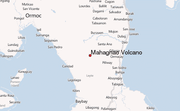 Mahagnao Volcano Location Map