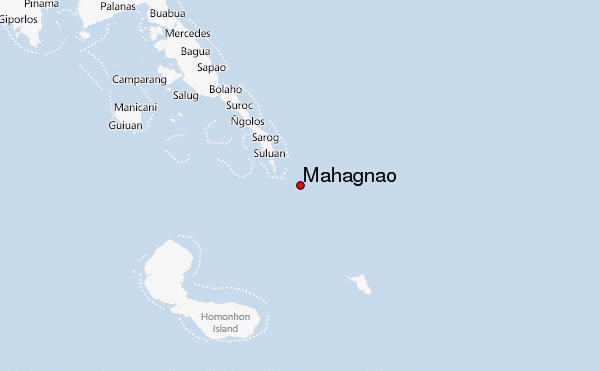 Mahagnao Location Map
