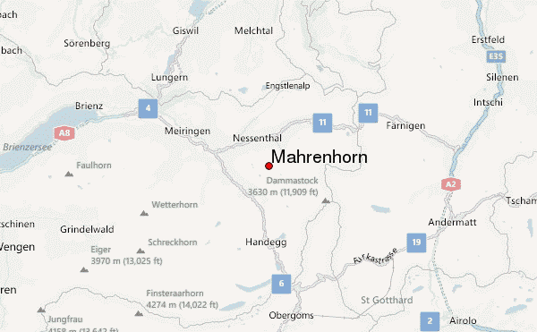 Mährenhorn Location Map