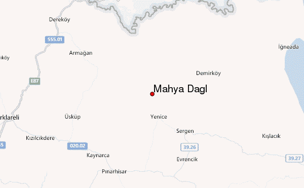 Mahya Dağı Location Map
