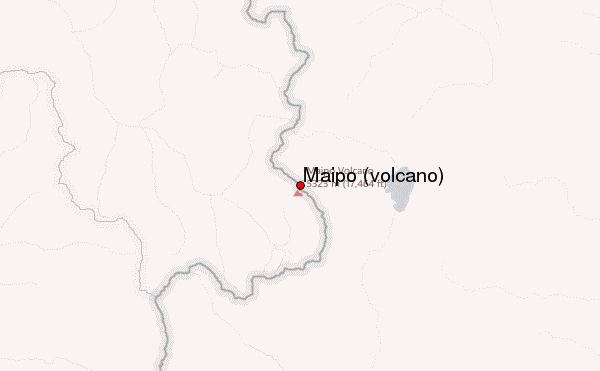 Maipo (volcano) Location Map
