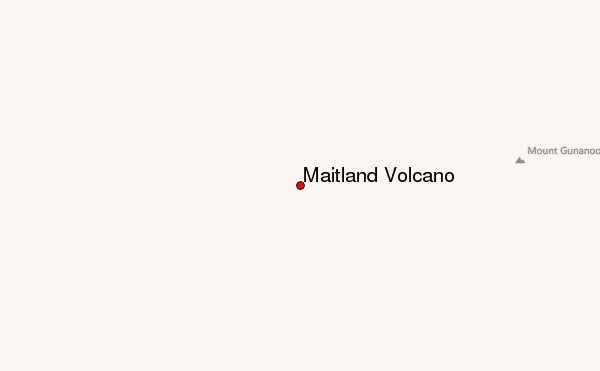 Maitland Volcano Location Map