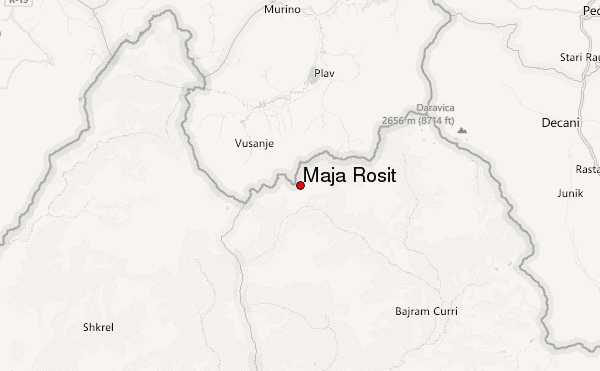 Maja Rosit Location Map