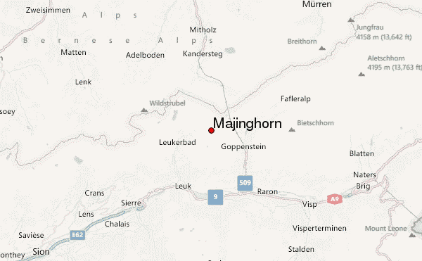 Majinghorn Location Map